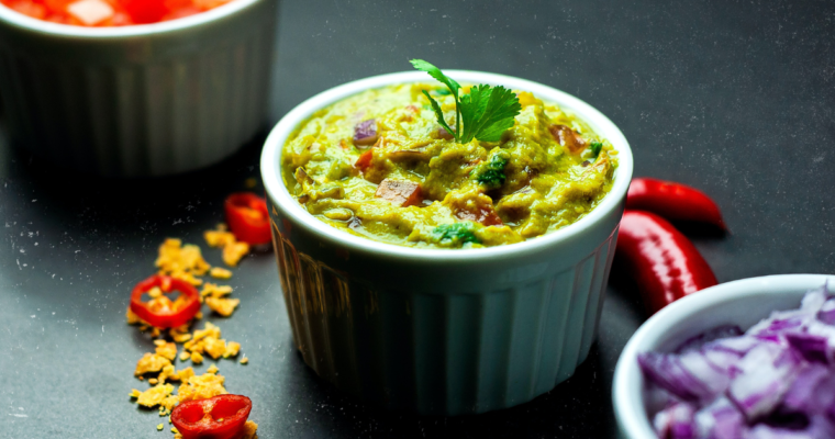 Fehérbabos guacamole